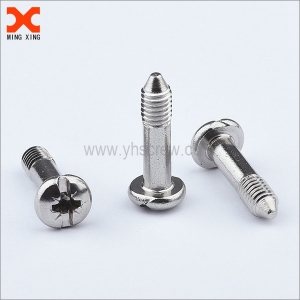 Pozidriv at slot pan head captive nickel plated machine screws