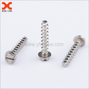 may slotted indented hex washer head type b self tapping screws