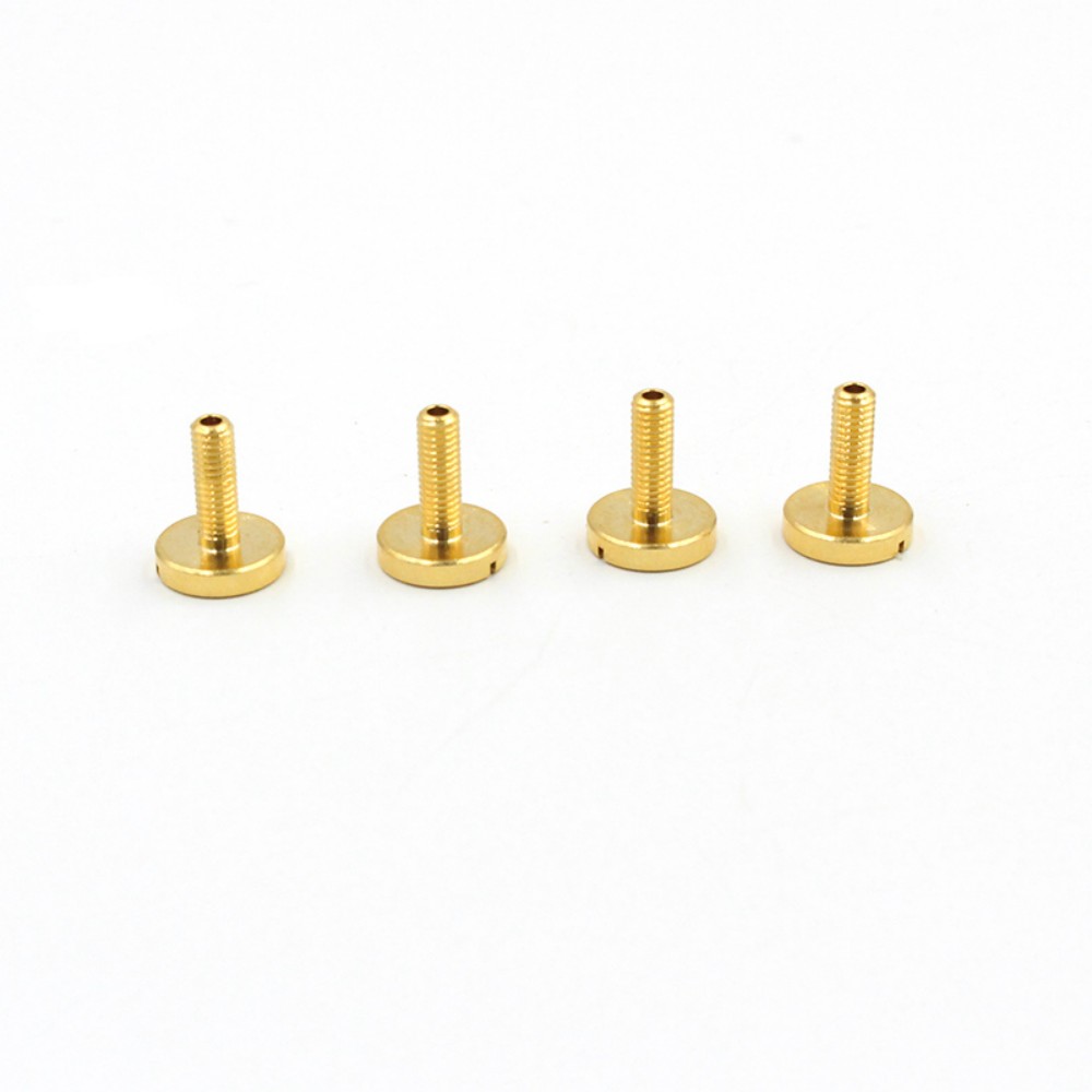 brass low profile screw
