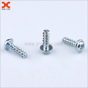 custom phillips washer head pt screws for plastic