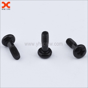 pan head philip drive black captive screws for sheet metal