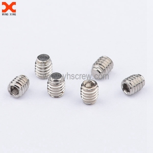 stainless steel socket flat point micro set screws