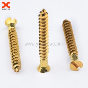 countersunk slotted brass self tapping screws manufacturer