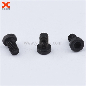 black phosphated hex socket machine screw pan head