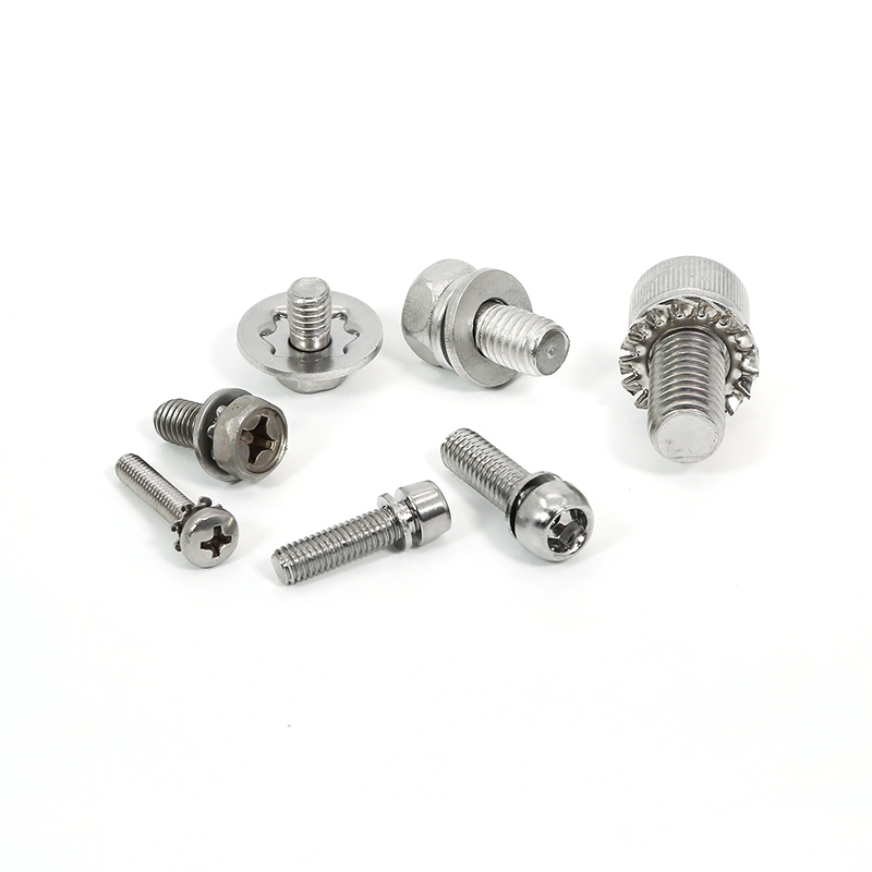 Custom carbon steel combination sems screw (1)