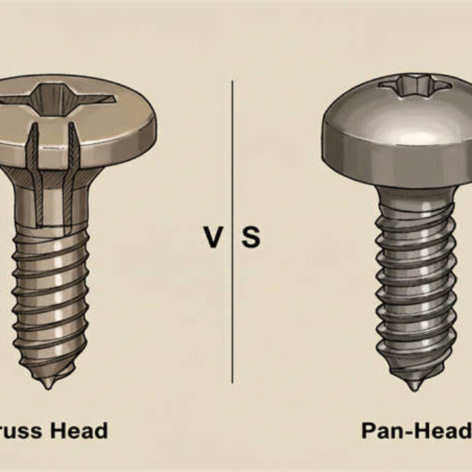 Installation difference between FLAT HEAD PHILLIPS Machine Screw and pan head screws