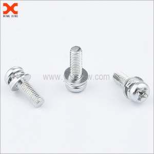 18-8 stainless steel phillips drive sems pan head machine screw