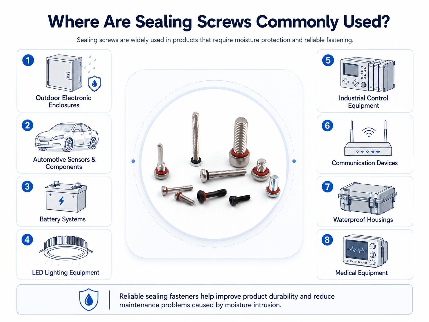 sealing screw application
